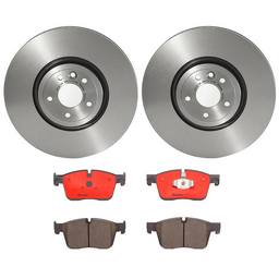 Jaguar Brembo Brakes Kit - Pads and Rotors Front (350mm) (Ceramic) T4N1803 - Brembo 3269329KIT